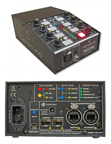 GLENSOUND | INFERNO-R | Pupitre 1 commentateur compatible RAVENNA
