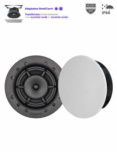 SONANCE | VXXT6R | Enceinte Plafond 6'' Tropicalisée | 2 voies | 125W