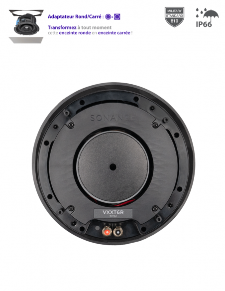 SONANCE | VXXT6R | Enceinte Plafond 6'' Tropicalisée | 2 voies | 125W