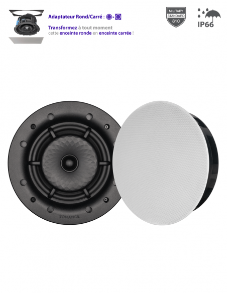 SONANCE | VXXT8R | Enceinte Plafond 8'' Tropicalisée | 2 voies | 130W