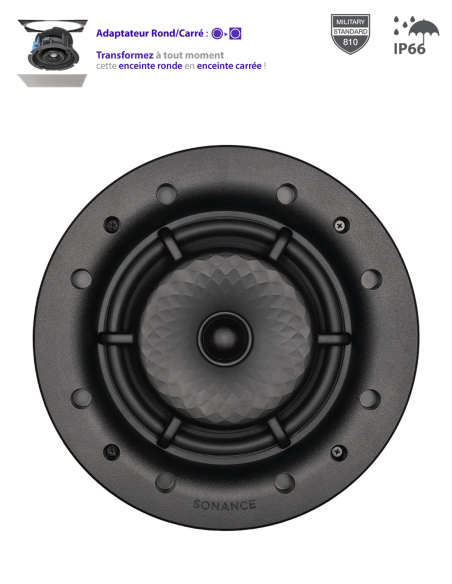 SONANCE | VXXT8R | Enceinte Plafond 8'' Tropicalisée | 2 voies | 130W