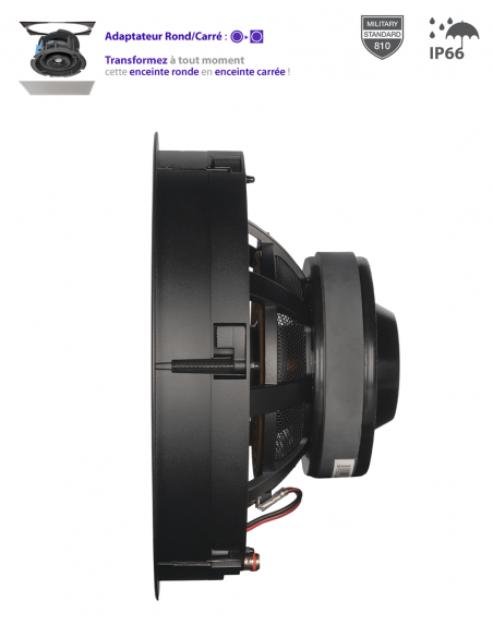 SONANCE | VXXT10RW | Woofer Plafond 8'' Tropicalisé | 300W