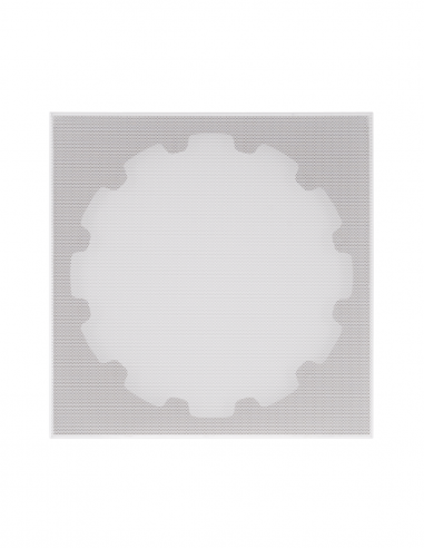 SONANCE | VXX8SQ-T | Paire d'adaptateurs + 2 grilles carrées XPC Micro-Trim de 8''