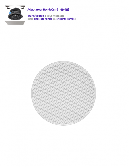 SONANCE | VX46R-SST | Enceinte Plafond 4'' Stéréo | 2 voies | 80W | HP Level 4