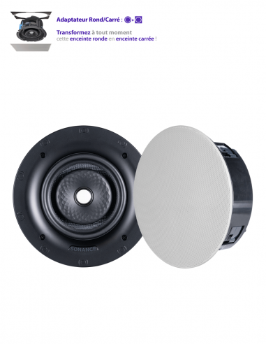 SONANCE | VX62R-SST-TL | Enceinte Plafond 6'' Stéréo Fine | 2 voies | 125W | HP Level 2