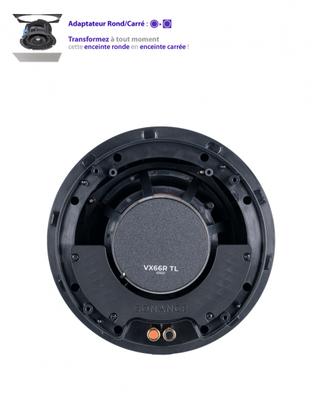 SONANCE | VX62R-SST-TL | Enceinte Plafond 6'' Stéréo Fine | 2 voies | 125W | HP Level 2