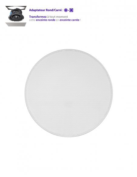 SONANCE | VX62R-SST-TL | Enceinte Plafond 6'' Stéréo Fine | 2 voies | 125W | HP Level 2