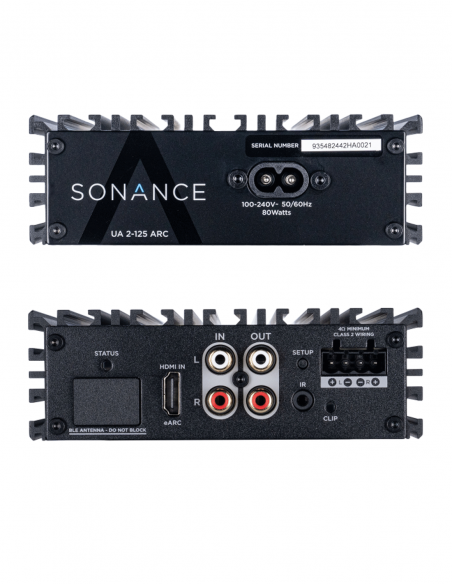 SONANCE | UA2-125 ARC | Amplificateur Numérique | 2 canaux | HDMI - RCA