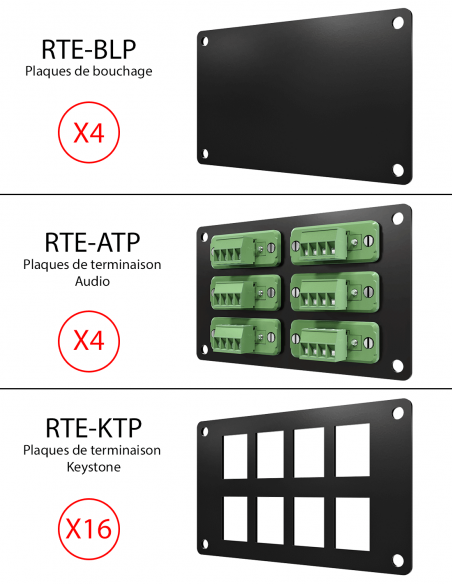 FUTURE AUTOMATION&nbsp;|&nbsp;RTE4&nbsp;|&nbsp;Boitier de Terminaisons | 2 modules