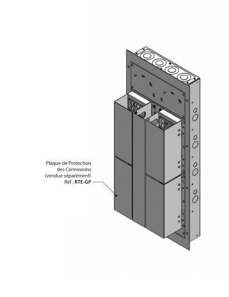 FUTURE AUTOMATION&nbsp;|&nbsp;RTE4&nbsp;|&nbsp;Boitier de Terminaisons | 2 modules