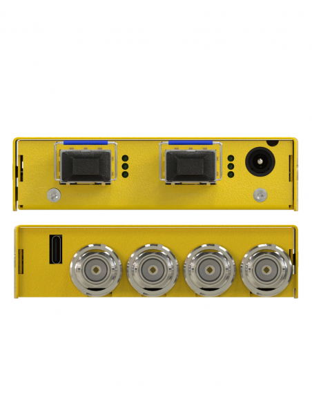 LYNX TECHNIK AG&nbsp;|&nbsp;ORR-1404&nbsp;|&nbsp;Récepteur convertisseur compact Fibre vers 12G-SDI BNC 