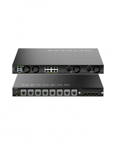 NETGEAR AV&nbsp;|&nbsp;MSM4320&nbsp;|&nbsp;Switch 16 ports (PoE++) 2,5Gb Ethernet | 4 ports 25Gb SFP28