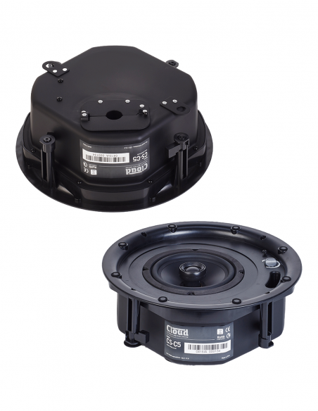 CLOUD&nbsp;|&nbsp;CS-C5B&nbsp;|&nbsp;Enceinte Plafond 5''| 2 voies | 32W@16Ω / 20W@100V| Noire
