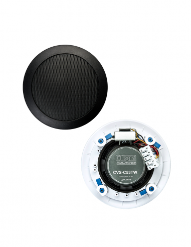 CLOUD&nbsp;|&nbsp;CVS-C53TB&nbsp;|&nbsp;Enceinte Plafond 5''| 2 voies | 20W@8Ω / 24W@100V| Noire