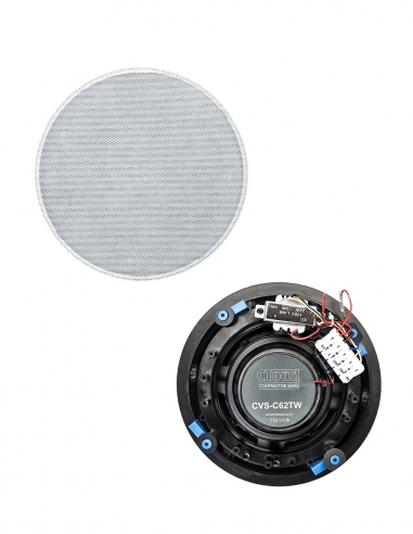 CLOUD&nbsp;|&nbsp;CVS-C62TW&nbsp;|&nbsp;Enceinte Plafond 6,5''| 2 voies | 25W@8Ω / 24W@100V| Blanche