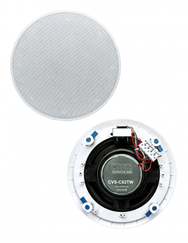 CLOUD&nbsp;|&nbsp;CVS-C82TW&nbsp;|&nbsp;Enceinte Plafond 8''| 2 voies | 25W@8Ω / 24W@100V| Blanche