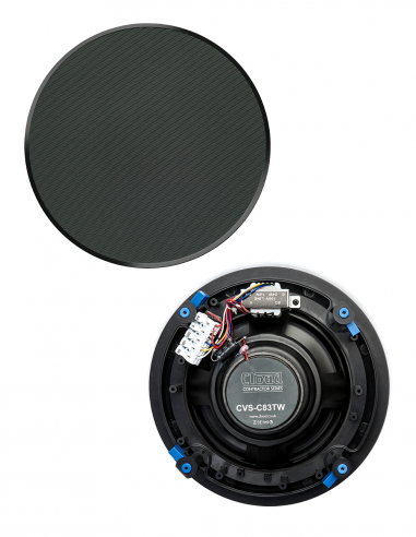 CLOUD&nbsp;|&nbsp;CVS-C83TB&nbsp;|&nbsp;Enceinte Plafond Premium 8''| 2 voies | 25W@8Ω / 24W@100V| Blanche