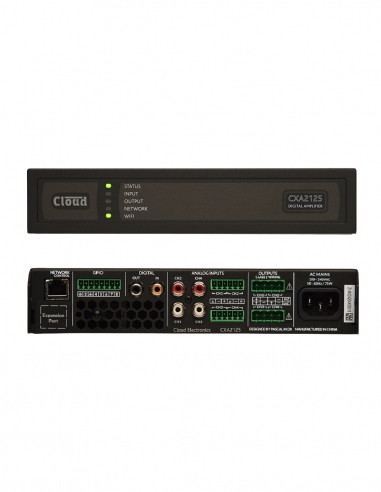CLOUD&nbsp;|&nbsp;CXA2125&nbsp;|&nbsp;Amplificateur IP numérique | 2 ou 4 canaux | 250W | Hi-Z-Lo-Z