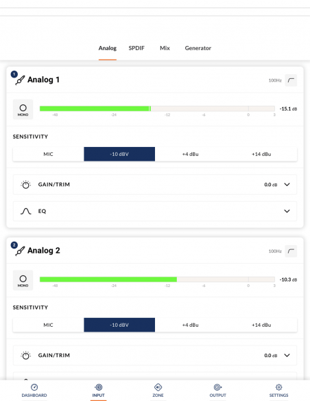 CLOUD&nbsp;|&nbsp;CXA2250&nbsp;|&nbsp;Amplificateur IP numérique | 2 ou 4 canaux | 500W | Hi-Z-Lo-Z