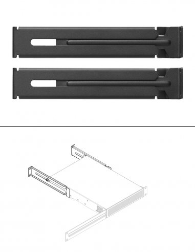 CLOUD&nbsp;|&nbsp;REAR RACK KIT&nbsp;|&nbsp;Mise en Rack 1/2RU pour Amplis CXA | Montage Arrière