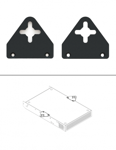 CLOUD&nbsp;|&nbsp;DESKMOUNT KIT&nbsp;|&nbsp;Kit de Montage Surface Plane pour Amplis CXA