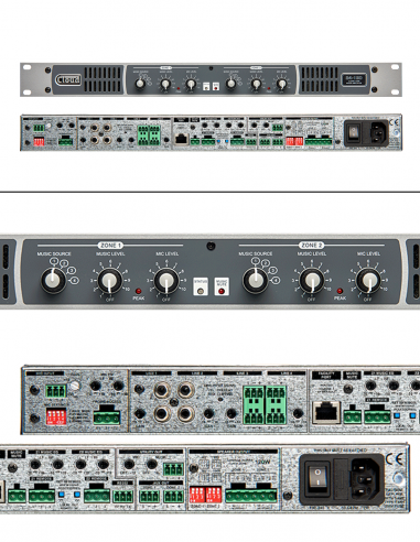 CLOUD&nbsp;|&nbsp;24-120&nbsp;|&nbsp;Mélangeur Amplifié 2x120W | Hi-Z / Lo-Z