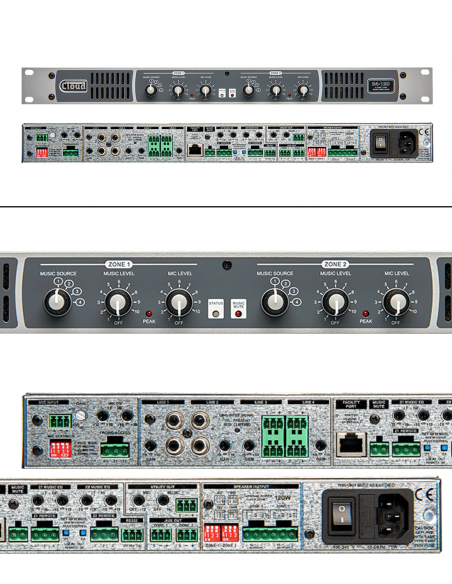 CLOUD&nbsp;|&nbsp;24-240&nbsp;|&nbsp;Mélangeur Amplifié 2x240W | Hi-Z / Lo-Z