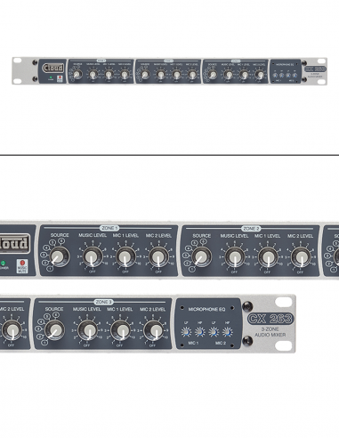 CLOUD&nbsp;|&nbsp;CX263&nbsp;|&nbsp;Mélangeur Mono/Stéréo | 3 Zones