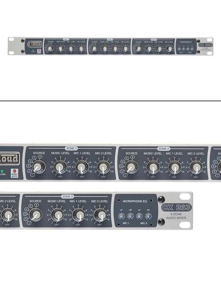 CLOUD&nbsp;|&nbsp;CX263&nbsp;|&nbsp;Mélangeur Mono/Stéréo | 3 Zones