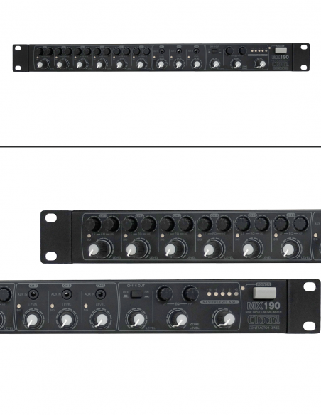 CLOUD&nbsp;|&nbsp;MX190&nbsp;|&nbsp;Mélangeur Stéréo 9x1 | 1 Zone 