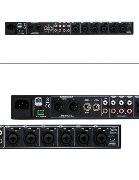 CLOUD&nbsp;|&nbsp;MX190&nbsp;|&nbsp;Mélangeur Stéréo 9x1 | 1 Zone 