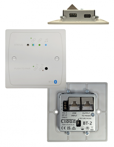 CLOUD&nbsp;|&nbsp;BT-2FW&nbsp;|&nbsp;Clavier d'Entrée Bluetooth Mono | Blanc