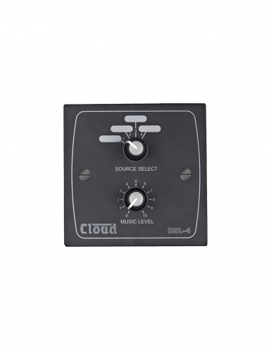 CLOUD&nbsp;|&nbsp;RSL-4B&nbsp;|&nbsp;Clavier de Commandes | 1 Volume, 1 Sélecteur 4 Sources | Noir