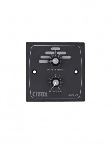CLOUD&nbsp;|&nbsp;RSL-6B&nbsp;|&nbsp;Clavier de Commandes | 1 Volume, 1 Sélecteur 6 Sources | Noir