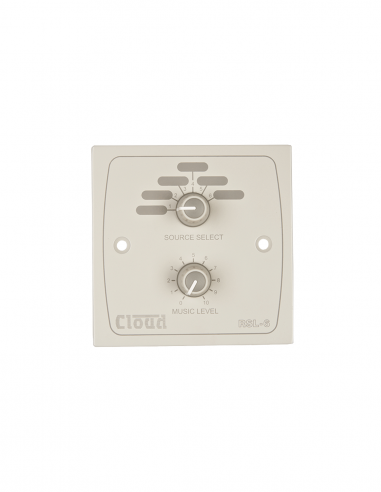 CLOUD&nbsp;|&nbsp;RSL-6W&nbsp;|&nbsp;Clavier de Commandes | 1 Volume, 1 Sélecteur 6 Sources | Blanc