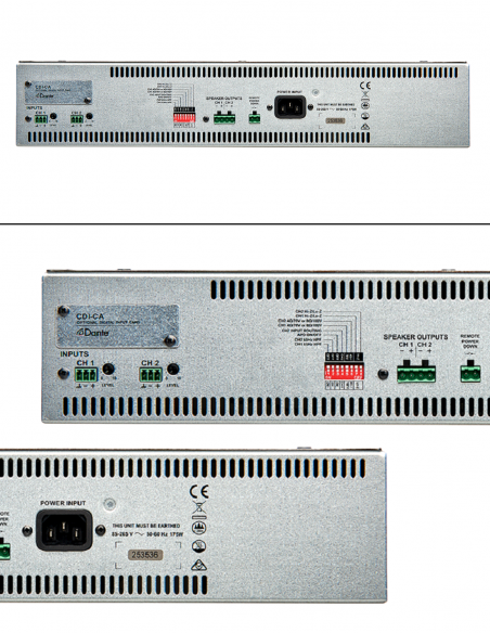 CLOUD&nbsp;|&nbsp;CA2250&nbsp;|&nbsp;Amplificateur Numérique | 2 x 250W | Hi-Z-Lo-Z