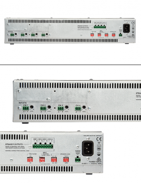 CLOUD&nbsp;|&nbsp;CA4250&nbsp;|&nbsp;Amplificateur Numérique | 4 x 250W | Hi-Z-Lo-Z