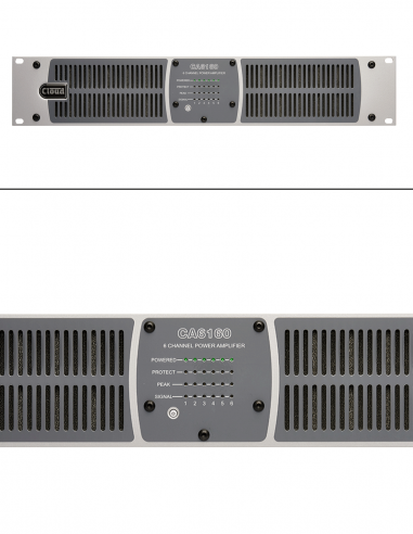 CLOUD&nbsp;|&nbsp;CA6160&nbsp;|&nbsp;Amplificateur Numérique | 6 x 160W | Hi-Z-Lo-Z