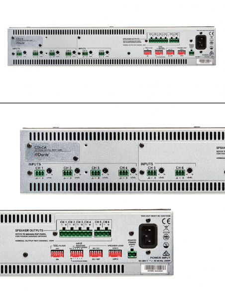 CLOUD&nbsp;|&nbsp;CA6160&nbsp;|&nbsp;Amplificateur Numérique | 6 x 160W | Hi-Z-Lo-Z