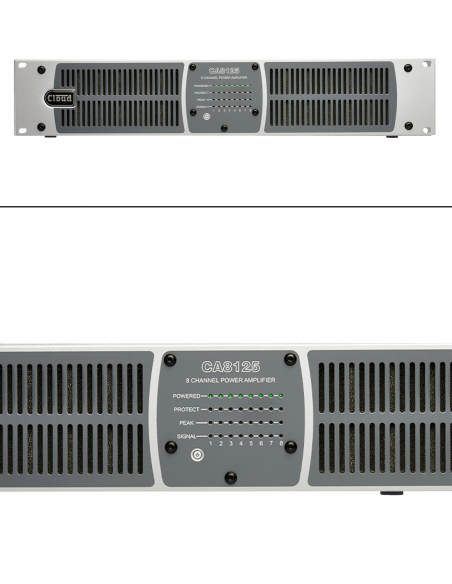 CLOUD&nbsp;|&nbsp;CA8125&nbsp;|&nbsp;Amplificateur Numérique | 8 x 125W | Hi-Z-Lo-Z