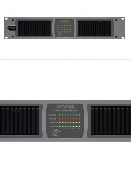 CLOUD&nbsp;|&nbsp;CVA8125&nbsp;|&nbsp;Amplificateur Numérique avec DSP | 8 x 125W | Hi-Z-Lo-Z