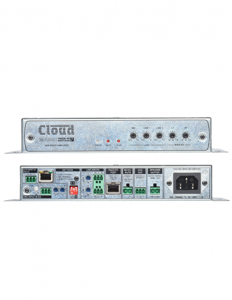 CLOUD&nbsp;|&nbsp;MA80E&nbsp;|&nbsp;Mélangeur Amplifié 1x80W | Lo-Z | Ethernet, RS232