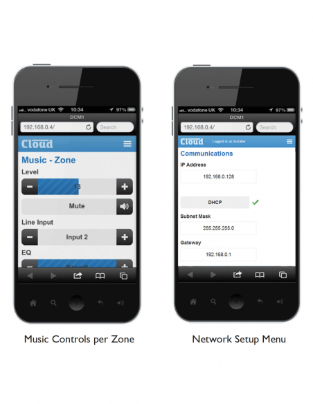 CLOUD&nbsp;|&nbsp;DCM1E&nbsp;|&nbsp;Mélangeur 8 zones numérique | RS232 et Ethernet
