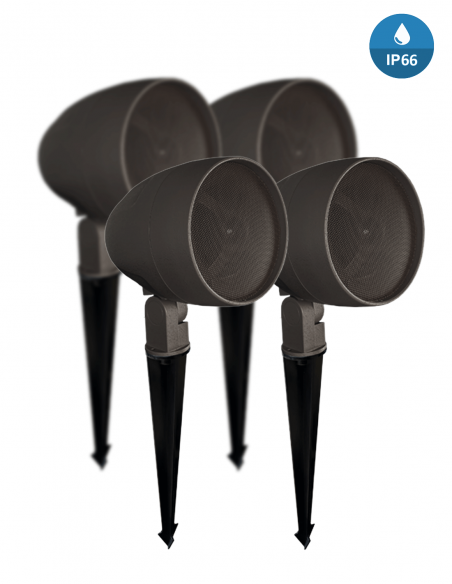 TRUAUDIO&nbsp;|&nbsp;ULTRASCAPE10&nbsp;|&nbsp;Pack Sonorisation Extérieur | 4 enceintes 4,5'' | 1 Sub. 10'' 