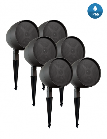 TRUAUDIO&nbsp;|&nbsp;ULTRA12-6.1&nbsp;|&nbsp;Pack Sonorisation Extérieur | 6 enceintes 6,5'' | 1 Sub. 12'' 