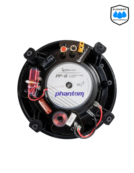 TRUAUDIO&nbsp;|&nbsp;PP-6-ELEMENT&nbsp;|&nbsp;Enceinte Plafond 6,5''| 2 voies | 90W | Grade 2 | Weatherproof