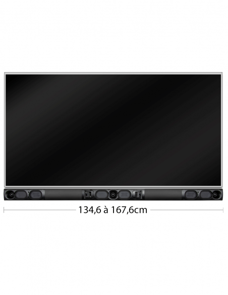 TRUAUDIO&nbsp;|&nbsp;SB-ADAPT-S&nbsp;|&nbsp;Barre de Son Passive LCR 4,5'' | 3 voies | 3x105W | Small