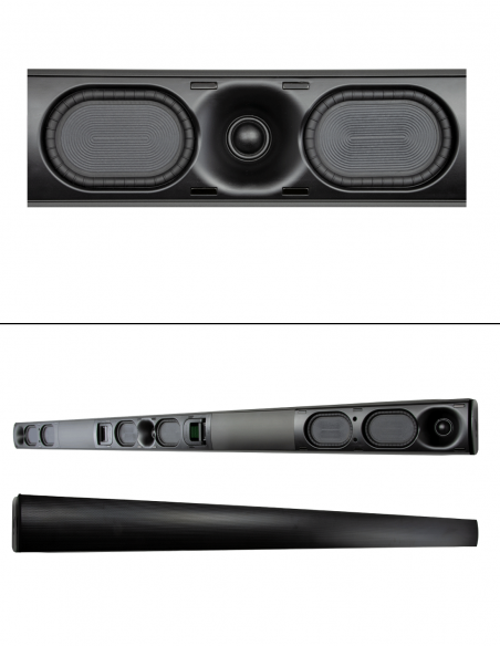 TRUAUDIO&nbsp;|&nbsp;SB-ADAPT-S&nbsp;|&nbsp;Barre de Son Passive LCR 4,5'' | 3 voies | 3x105W | Small