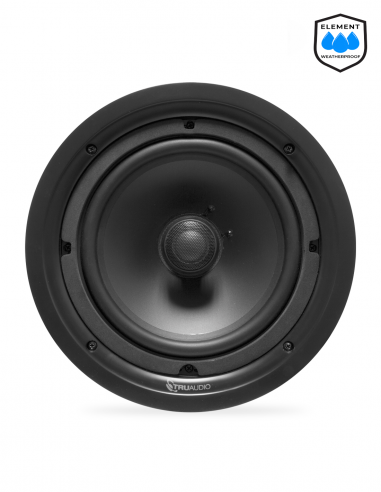 TRUAUDIO&nbsp;|&nbsp;PP-8-ELEMENT&nbsp;|&nbsp;Enceinte Plafond 8'| 2 voies | 120W | Grade 2 | Weatherproof