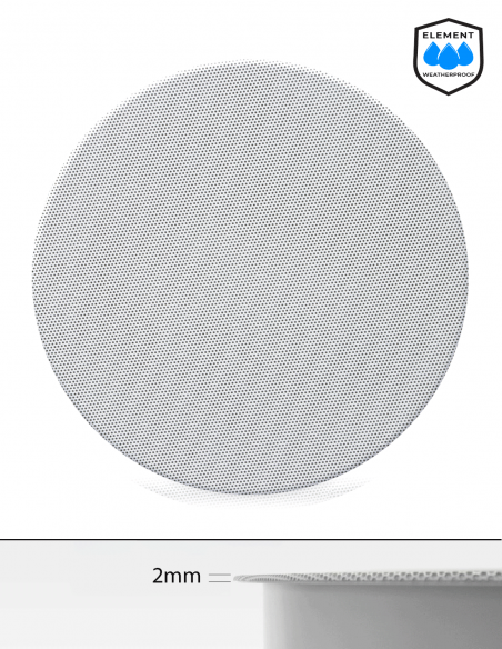 TRUAUDIO&nbsp;|&nbsp;PP-8-ELEMENT&nbsp;|&nbsp;Enceinte Plafond 8'| 2 voies | 120W | Grade 2 | Weatherproof